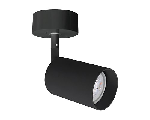 plan de ventas Desgracia Hermano Tube Black GU10 Dimmable Surface Spotlight - Nirvana Light